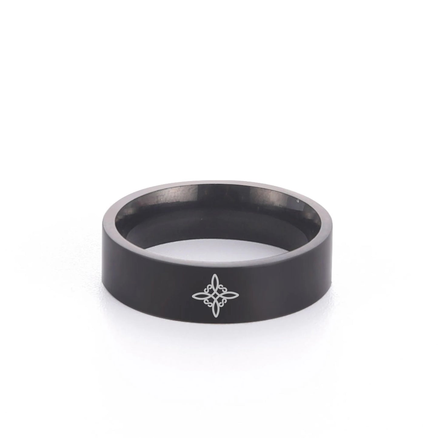 HIPEE Trend Viking Celtics Witch Knot Ring for Women Stainless Steel Couple Rings Amulet Talisman Jewelry Christmas Gifts