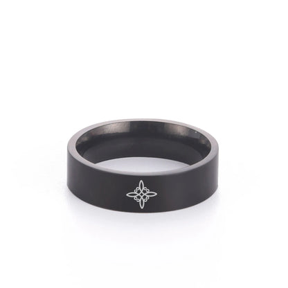 HIPEE Trend Viking Celtics Witch Knot Ring for Women Stainless Steel Couple Rings Amulet Talisman Jewelry Christmas Gifts