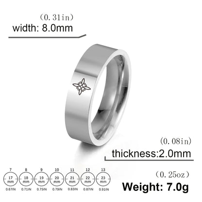 HIPEE Trend Viking Celtics Witch Knot Ring for Women Stainless Steel Couple Rings Amulet Talisman Jewelry Christmas Gifts